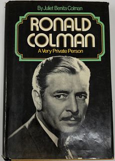Ronald Colman, A Very Private Person, by Juliet Benita