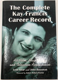 The Complete Kay Francis Career Record, all film,