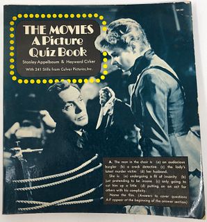 The Movies, A Picture Quiz Book, by Stanley Appelbaum &