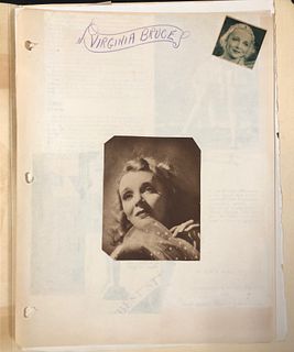 Virginia Bruce scrapbook
