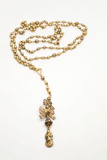 Antique 18k Religious 18th century Iberican Rosary