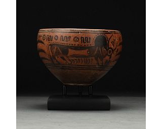 INDUS VALLEY PAINTED VESSEL WITH BULLS