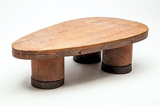 Three-Legged Low Table, French, c. 1930