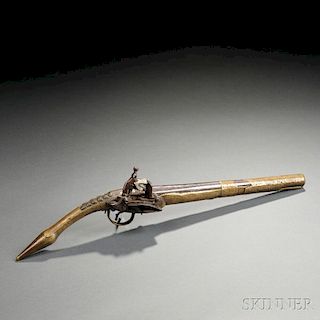 Ottoman-style Rat Tail Miquelete Lock Pistol