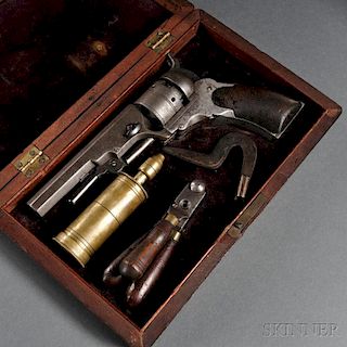 Cased Paterson Number Two, Fifth Model Ehlers Pocket Revolver