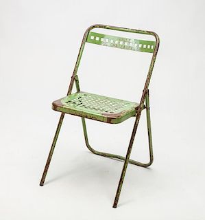 Folding Public Park Chair, French, c. 1950