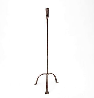 Tripod Candlestick, Continental, 19th Century