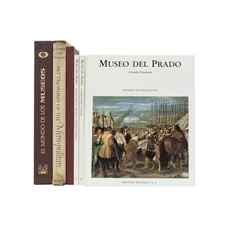 LOTE DE LIBROS: MUSEOS DEL MUNDO. a) Museo del Prado. b) El Mundo de los Museos. c) Art Treasures of the Metropolitan. Pzs: 10.