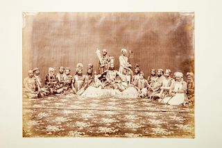 Indian School: Gathering Maharajas; Captured Elephant - Alice; and Two Elephants