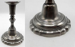 19th Century Pewter Candlestick