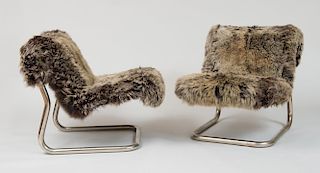 Pair of Lounge Chairs, c. 1970