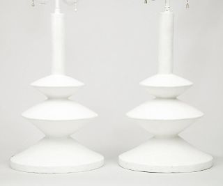 Pair of Lamps, in the Style of Giacometti