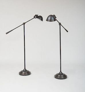 Pair of Adjustable Floor Lamps