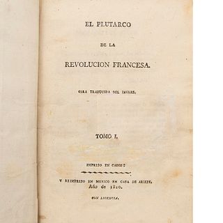 Colección de Panfletos y Periódicos Relacionados con la Intervención Francesa en España. Cádiz y México: 1809 - 1810. Single volume.