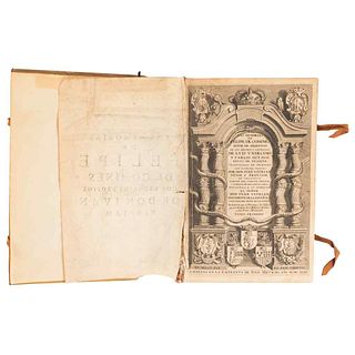 Comines, Felipe de. Las Memorias de Felipe de Comines Señor de Argenton de los Hechos... Amberes, 1643. Tomes I - II in one volume.