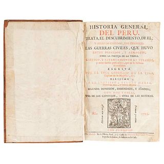 Vega, El Ynca Garcilaso de la. Historia General del Perú. Madrid: En la Oficina Real, 1722.