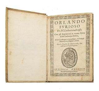 Ariosto, M. Lodovico. Orlando Furioso. Vinegia: Presso Girolamo Polo, 1589.