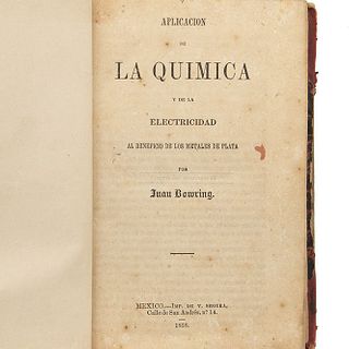 Miscelánea de Mineralogía. México/ New York, 1873/1882/1884/1887. One volume.