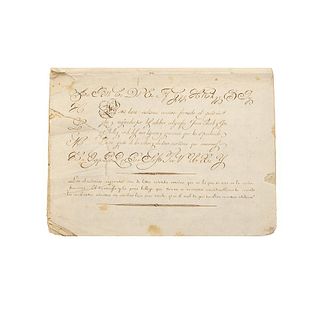 Clark, Juan y Shelly, Jorge. Cuadernillo de Caligrafía. Handwritten. 19th century.