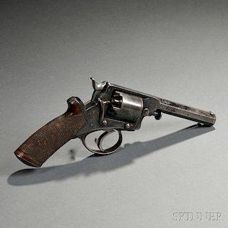 Engraved English Tranter-pattern Revolver