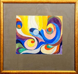 Thilo Maatsch (1900-1983): Untitled (Colorful Abstract)