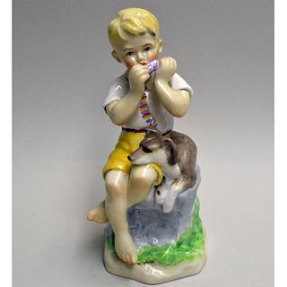 ROYAL WORCESTER JUNE, BOY CHILD FIGURINE BY F.G.DOUGHTY