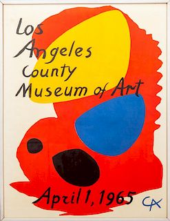 After Alexander Calder (1898-1976): Los Angeles County Museum of Art, April 1, 1965