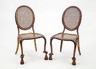 Pair of Side Chairs, Italian
