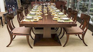 Large Three-Part Dining Table