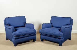 Pair of Club Chairs, Dakota Jackson, c. 1990