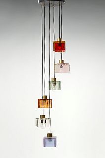 Flavio Poli - Suspension chandelier, 1960 ca.