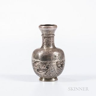 Gorham Sterling Silver and Mixed-metal Vase