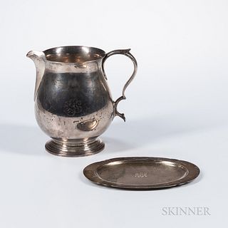 Tiffany & Co. Sterling Silver Pitcher and Dish