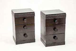 Pair of Night Tables, Red Lion Table Co., c. 1950