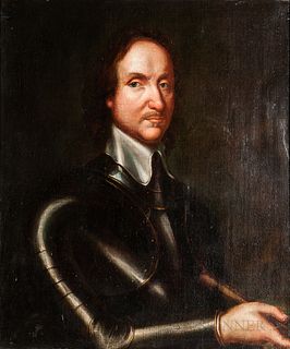 After Robert Walker (British, 1599-1658)      Portrait of Oliver Cromwell