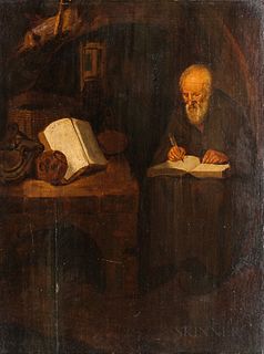 Dutch School, 19th Century      St. Jerome in His Study