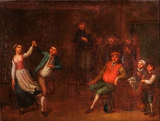 Flemish School, 17th Century      Couple Dancing in a Tavern