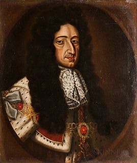 After Willem Wissing (Dutch, 1656-1687)      Portrait of William III