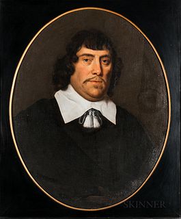 Dutch School, 17th Century      Portrait of a Man in a Flat Collar with Tassels, Thought to be a Merchant