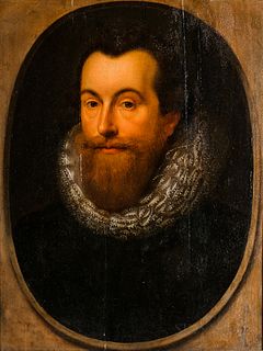 Dutch School, 17th Century      Portrait of a Man in a Lace Ruff Collar