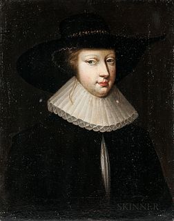 Dutch School, 17th Century      Woman in Broad-brimmed Hat and Ruff