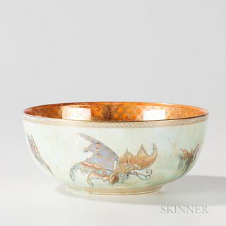 Wedgwood Butterfly Lustre Imperial Bowl