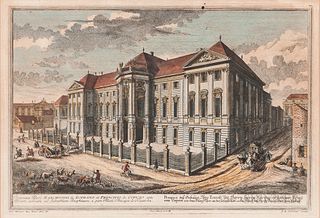 Austrian and German Schools, 18th Century, Four Framed Views of Vienna and Environs: Martin Sichnit (Austrian, 1754-1804), Vue de la Po