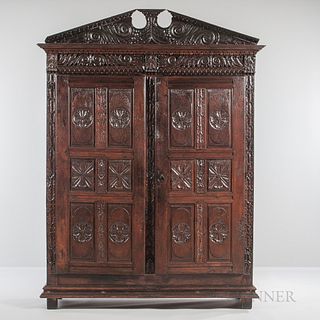 Spanish Carved Armoire