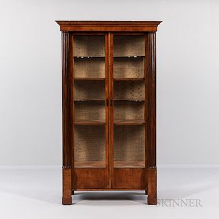 Biedermeier-style Mahogany Display Cabinet
