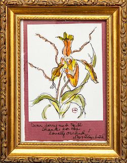Attributed to Elisabeth Friedman: Orchid