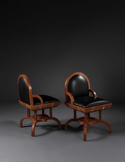 Wendell Castle
(American, 1932-2018)
Pair of Chairs, c. 1989