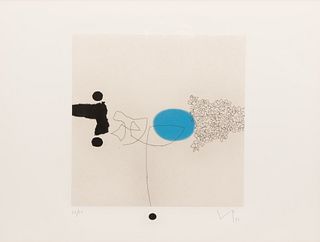 Victor Pasmore
(British, 1908-1998)
Sensory World (four plates from the suite of seven), 1996