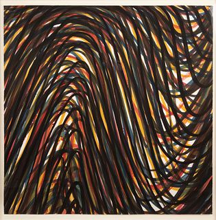 Sol Lewitt
(American, 1928-2007)
Wavy Brushstrokes Superimposed (Plate #02), 1995
