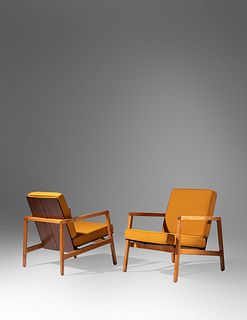 Lewis Butler
(American, 1924-2001)
Pair of Lounge Chairs, Knoll, USA